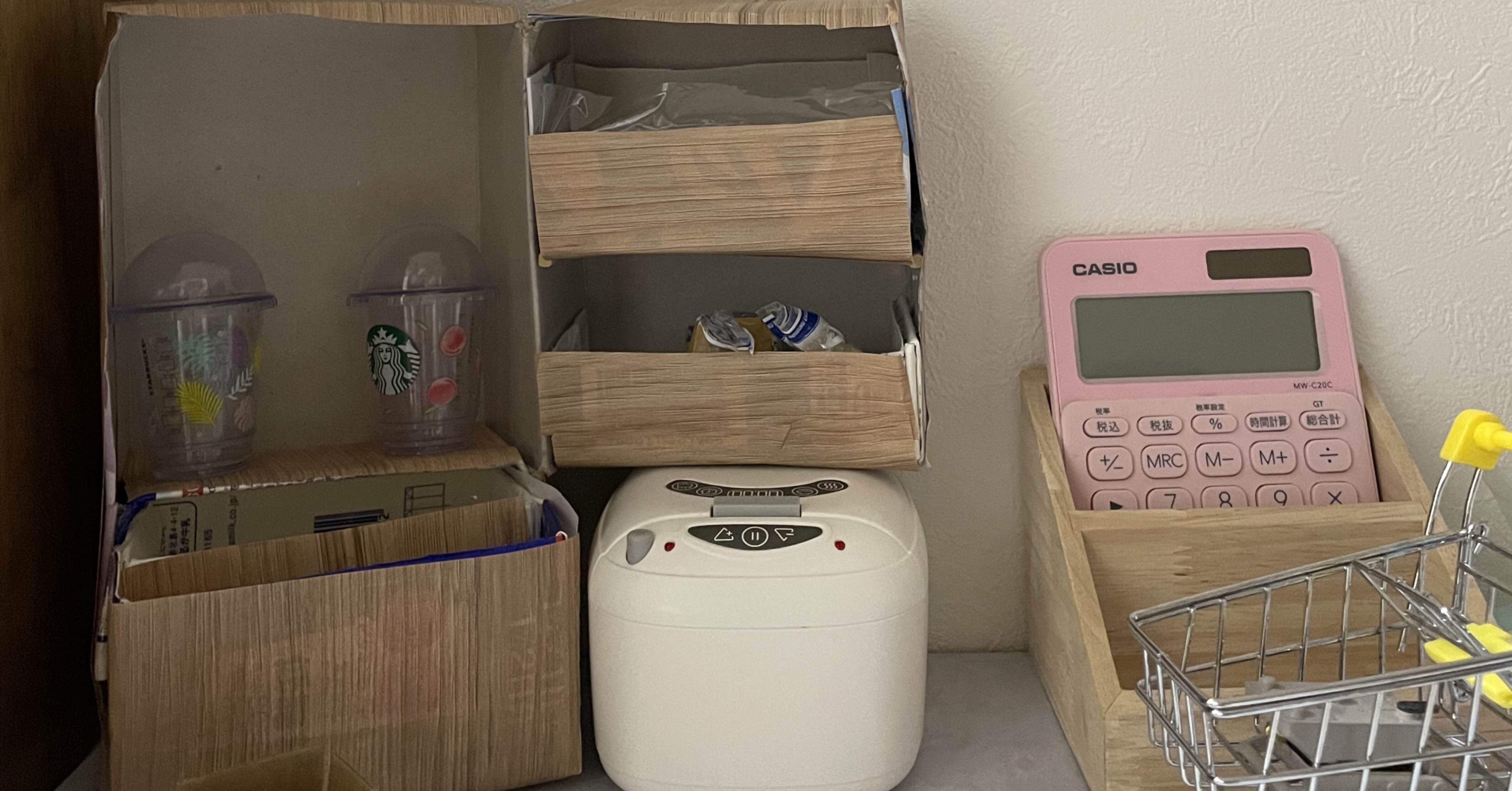 手作りサンプル ミニチュア箱ティッシュ 【ミニチュア】ティッシュの