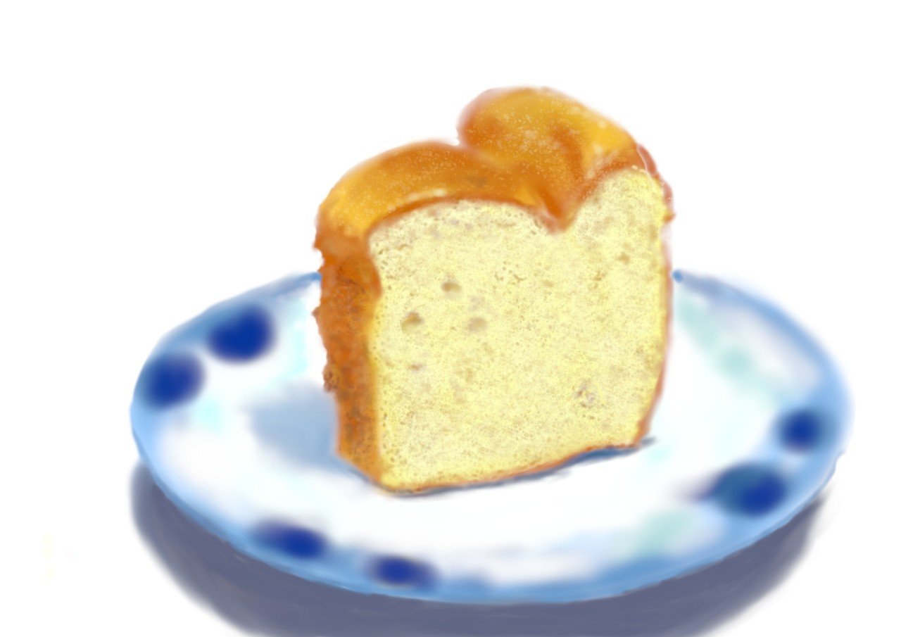 シフォンケーキの絵の制作過程 Rmia Note シフォンケーキの絵の制作過程 Rmia Note