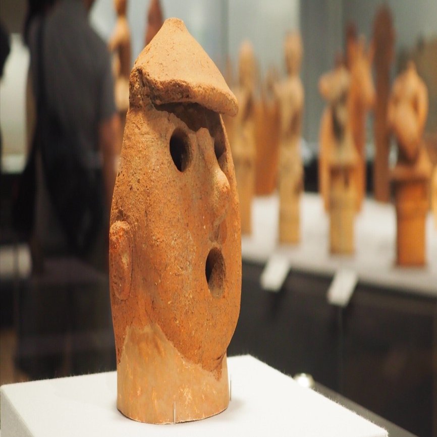 もう1つの「“あ”埴輪」が展示されています @東京国立博物館｜かわかわ