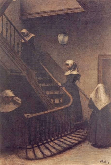 カミーユ・イレール 版画 「静寂」