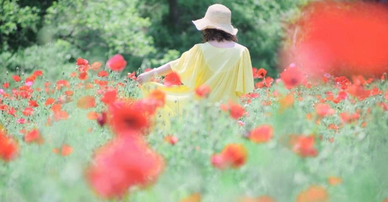 写真構図 お花とポートレート Coco Note