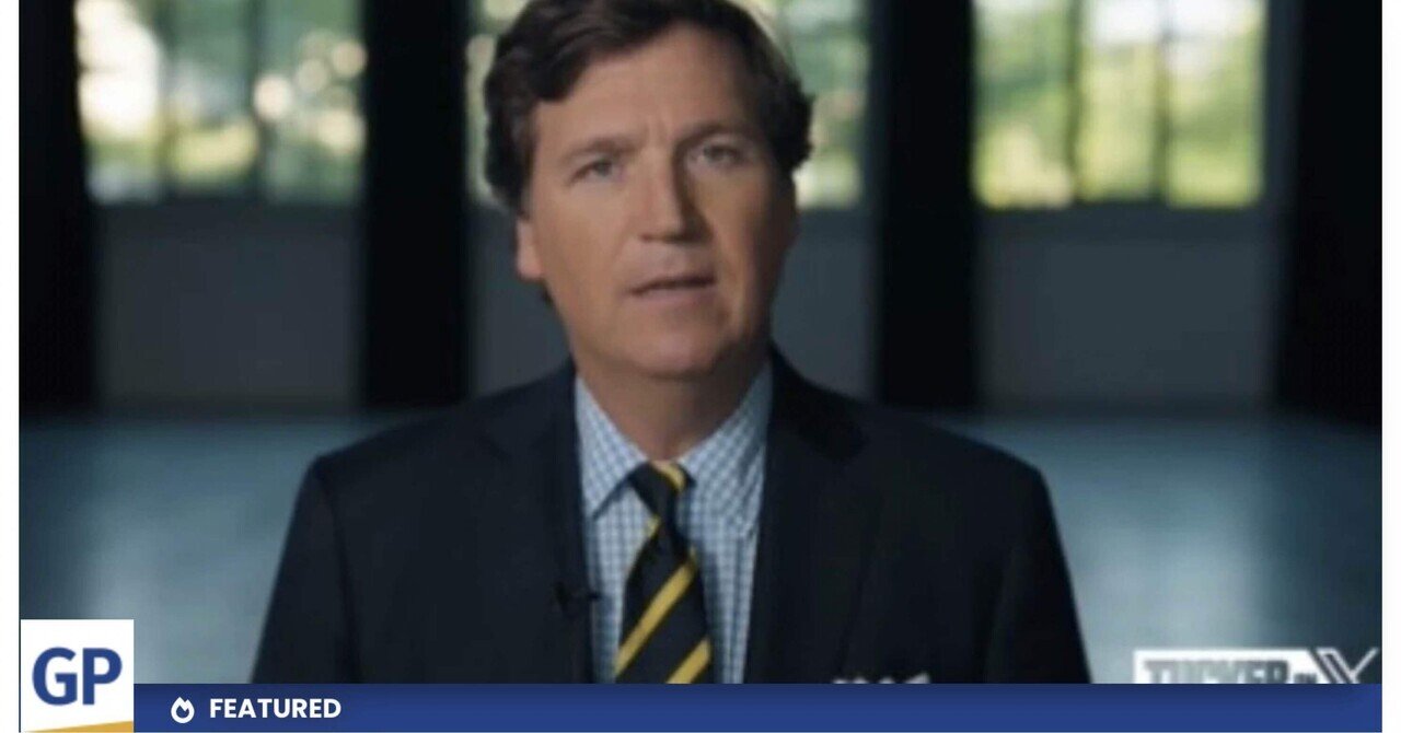 タッカー・カールソン、今夜のトランプ大統領との対談を発表 - その後、元雇用主のFOXニュースを非難（ビデオ）