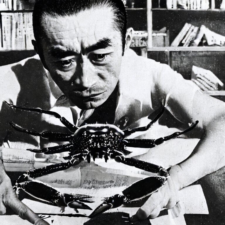 三島由紀夫が言わなそうな言葉 蟹は外皮は硬いけれど中身は柔らか 僕が書いた小説と似ています そういう小説を書くのは寧ろ易しいのです 難しいのは