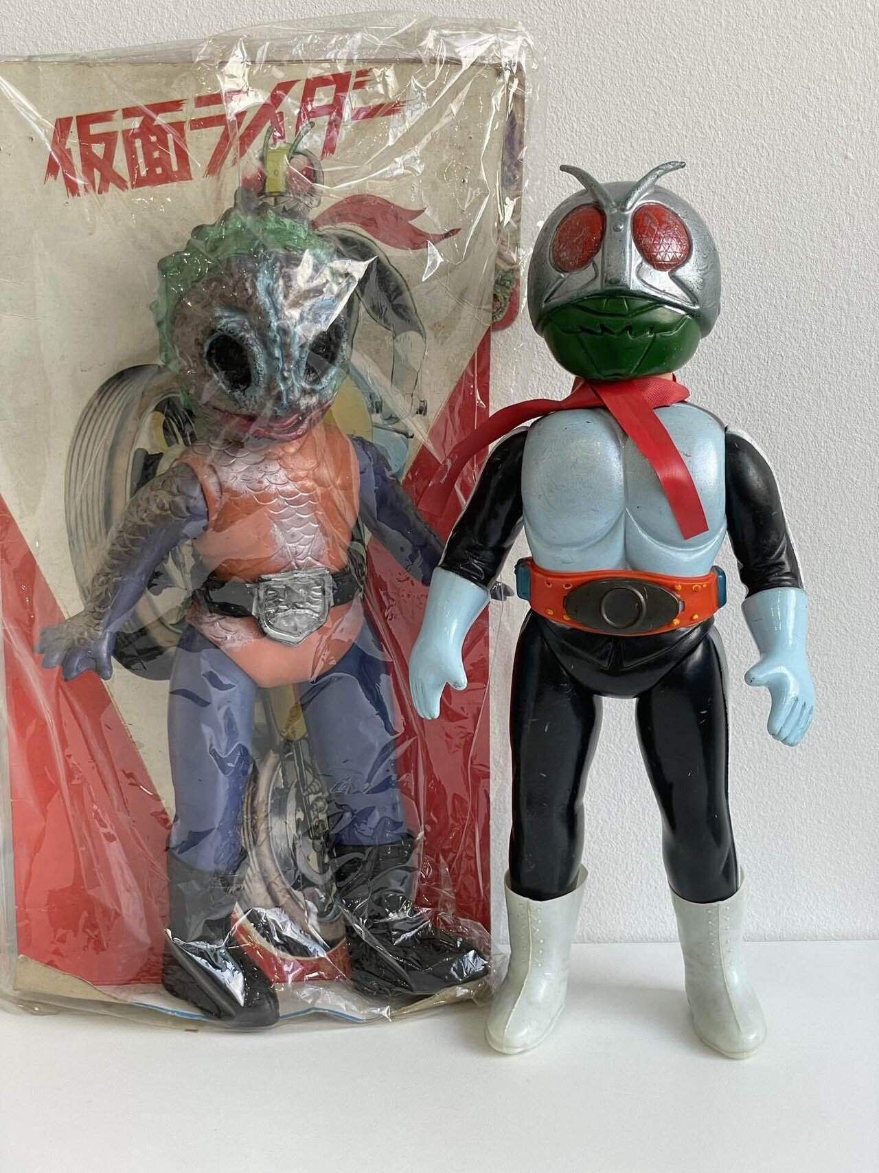 旧バンダイ アマゾニア スタンダードソフビ 仮面ライダー怪人