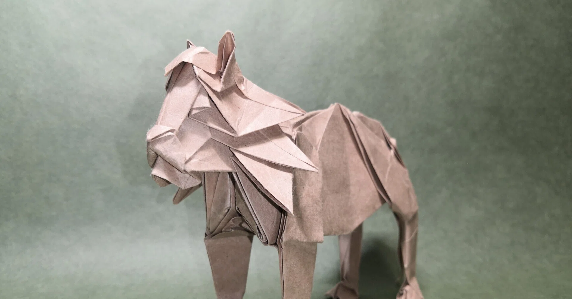 折り紙作品「ライオン」について｜しいたけ