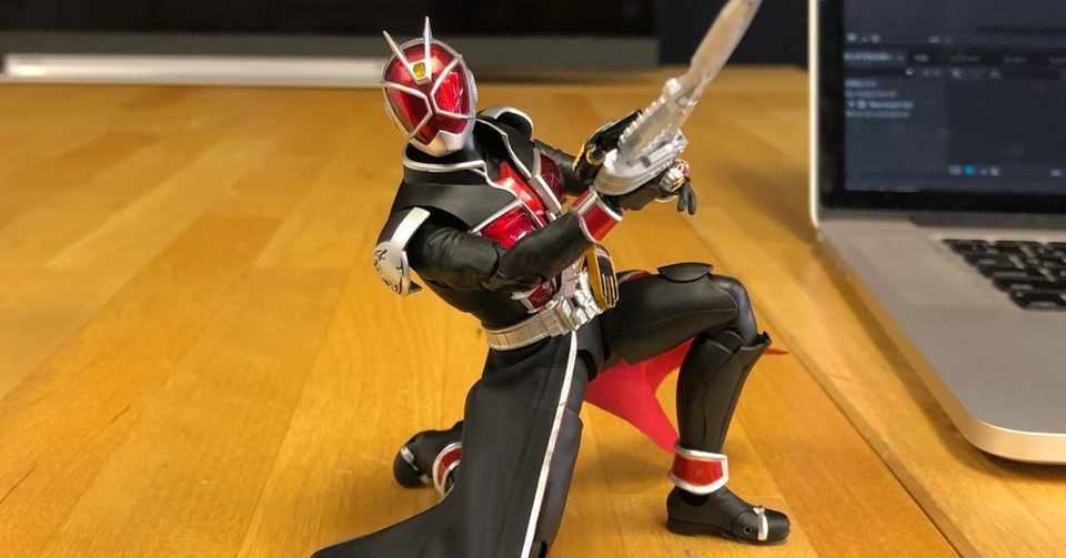 仮面ライダーウィザードを動かしてみた フィギュアコマ撮り 篠𠩤健太 コマ撮り大道芸人 Note