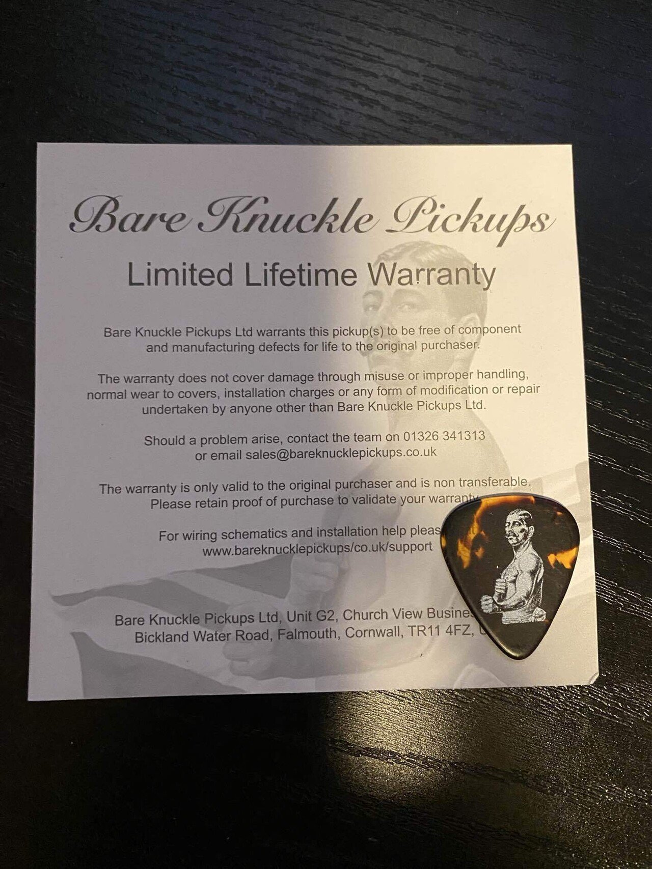 Bare Knuckle Pickups購入からのレビュー、購入手順について