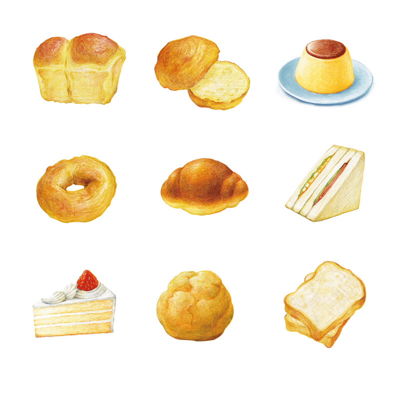 食べ物のイラスト 三世 二葉 Note