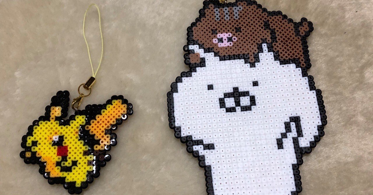 うさまる ピカチュウ アイロンビーズ ククルクルル Note うさまる ピカチュウ アイロンビーズ ククルクルル Note