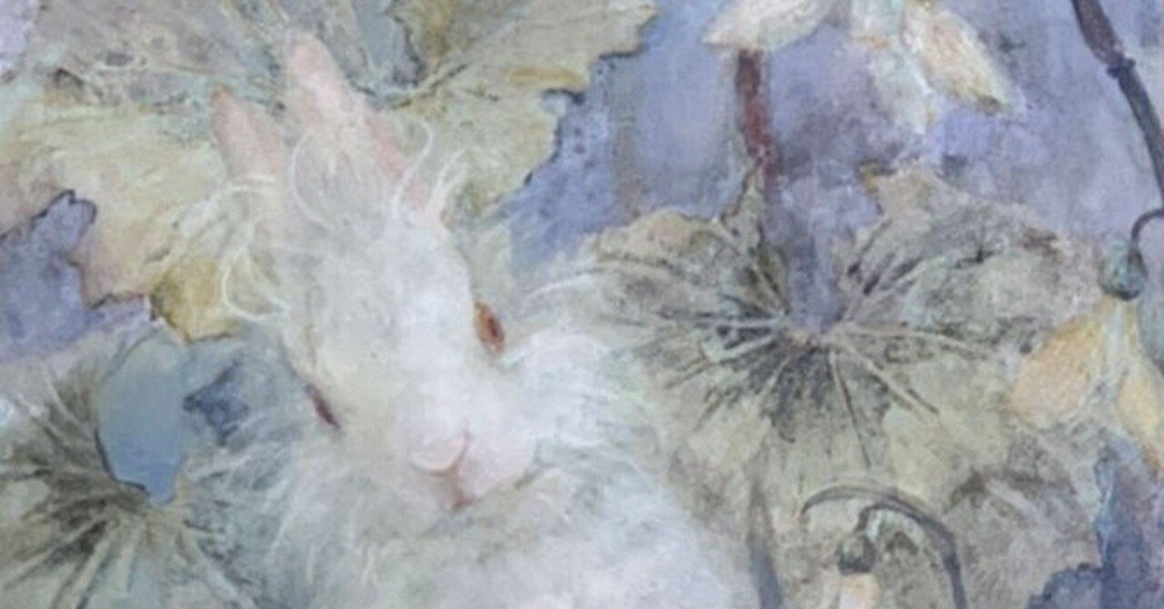 兎の油絵【廃線とウサギ】1点物の原画◆作者サイン入り 兎の油絵【廃線とウサギ】1点物の原画◇作者サイン入り - メルカリ