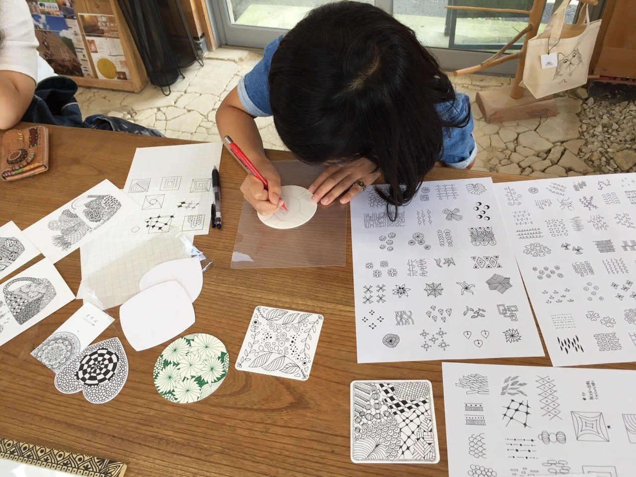 パターンアートのワークショップ アユミ 絵描き Note