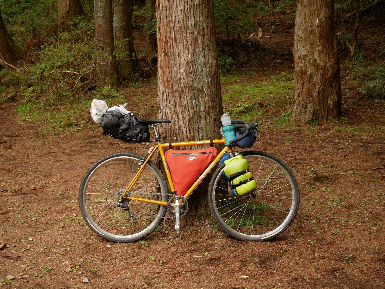 2019年GW、関東甲信バイクパッキングで実感したフォーク積載とBindle