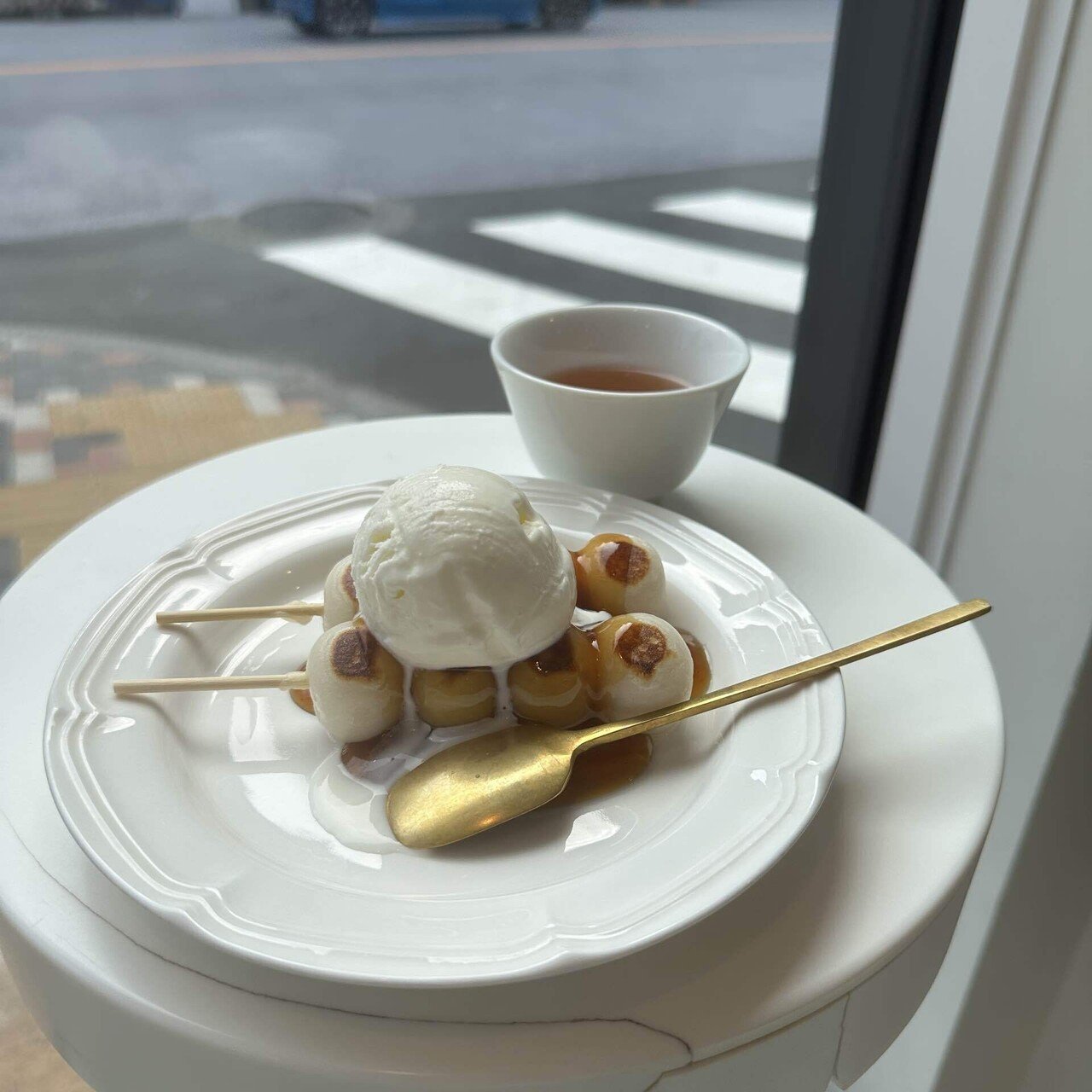 八つ時のみたらし団子アイス｜みねのもみぢば