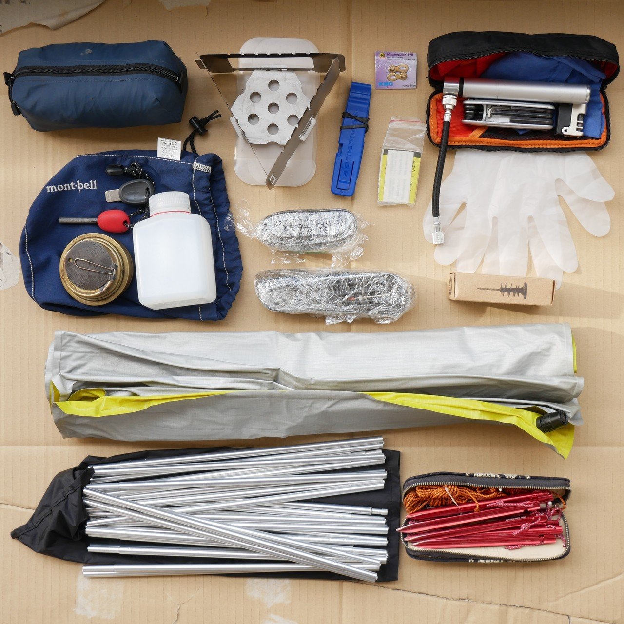 モンベルドライサイドバッグ40 2袋