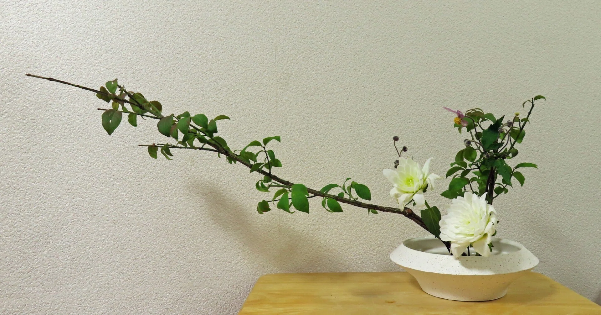 古備前　小振りな花生け　古箱付き　R17-1 8月のお稽古振り返り｜花と日々 yas