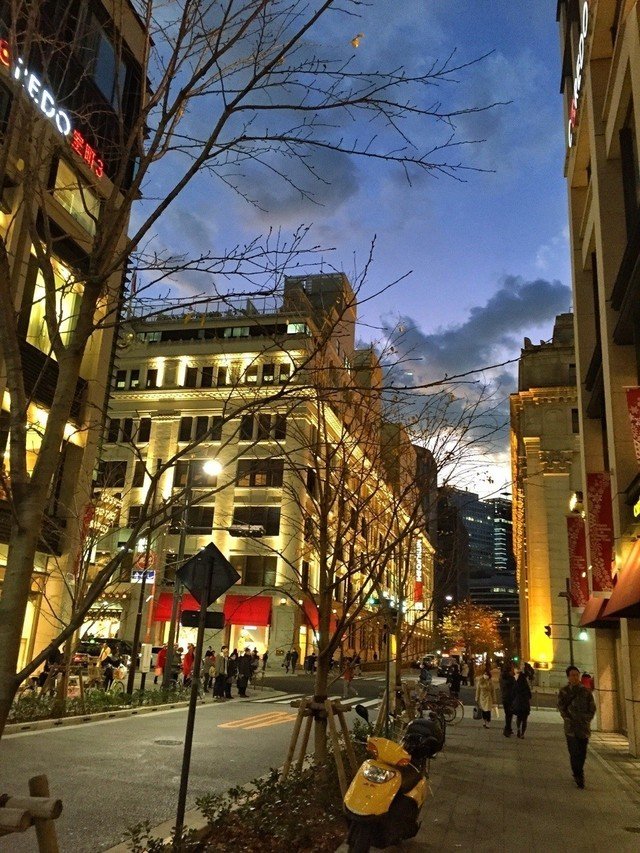 #Sunset #Nihonbashi #Tokyo #Japan 夕暮れの日本橋♪ キレイな #空 #ソラ #そら #イマソラ 