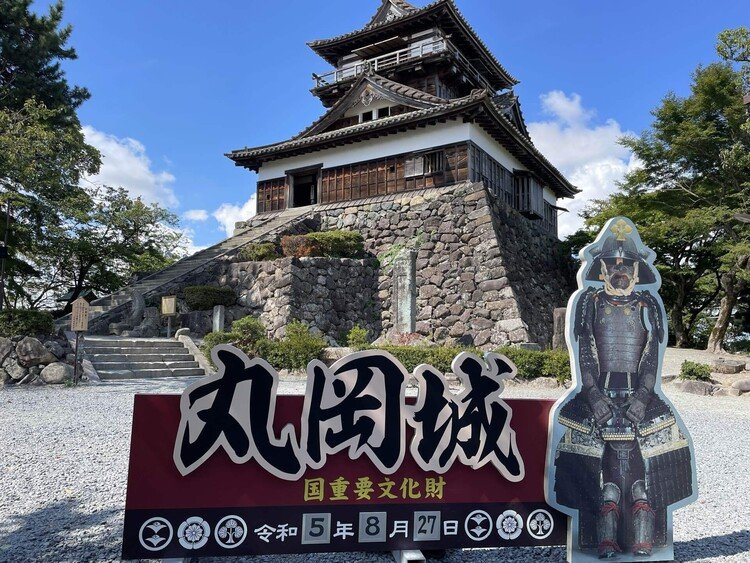 今日、8月28日に福井の丸岡城へ行きました！27日ではなく28日に(ﾟ∀ﾟ)