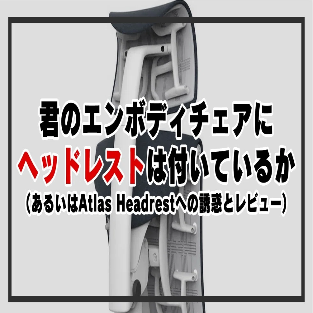 君のエンボディチェアにヘッドレストは付いているか（あるいは