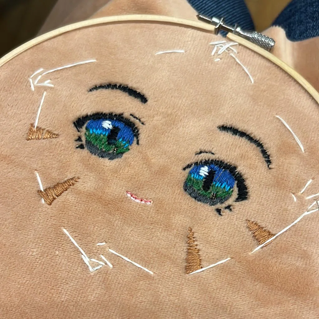 推しぬい(自機ぬい):お顔の刺繍編|コット