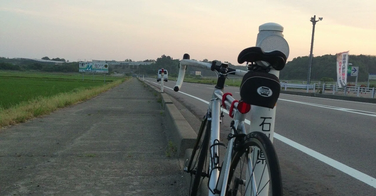 石川県→仙台市 土砂降りの中、自転車で走破 （ゴール）｜砂原康治 