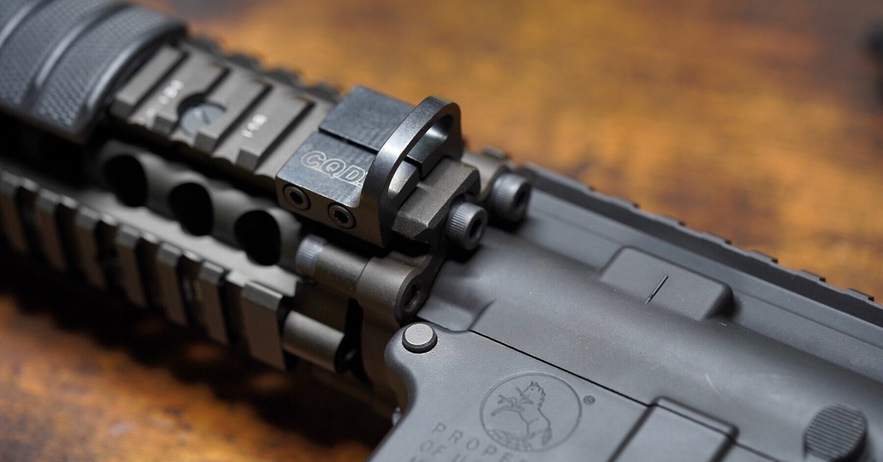 東京マルイMWSカスタムMK18 mod.1にCQDスリングスイベルをインストール