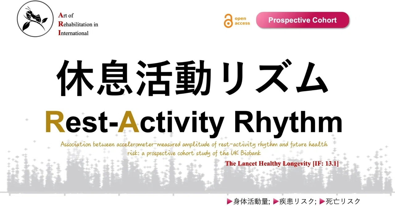 休息活動リズム。Rest-Activity Rhythm｜Super Human | 理学療法士／保健学博士 Ph.D.