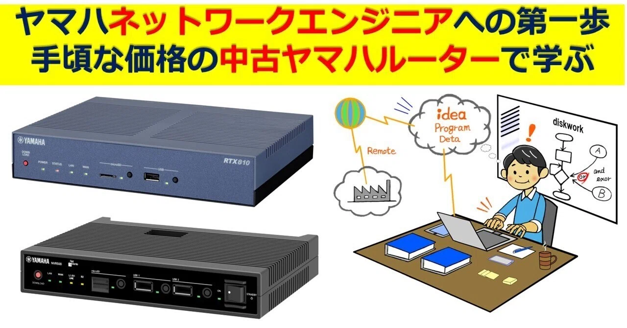 YAMAHA RTX840 中古 中古]1円スタートYAMAHA/RTX1200 ギガアクセスVPN