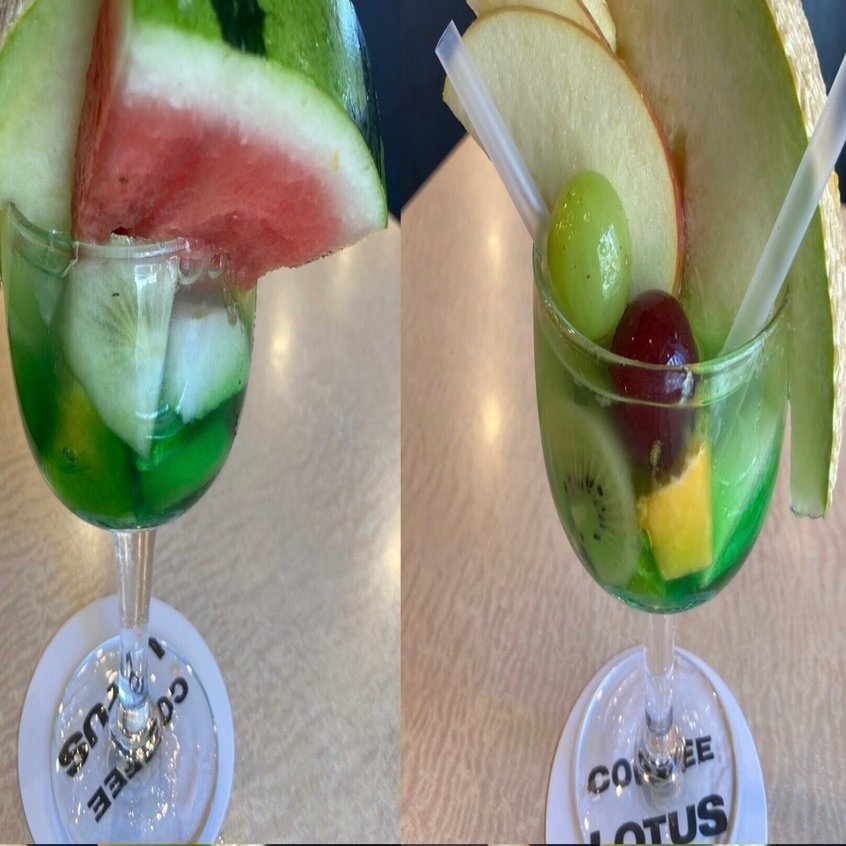 撮るだけで食べない客はナンセンス、「Lotus」フルーツポンチ