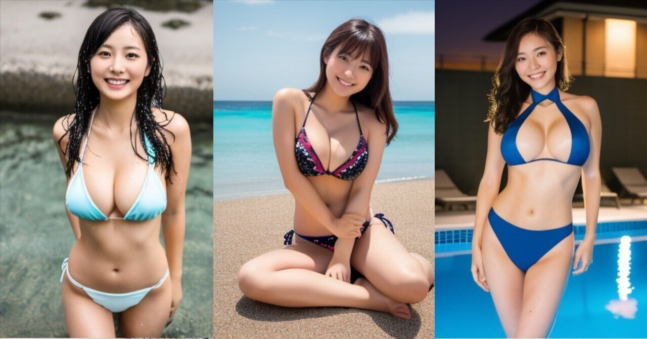 生成ai　水着 