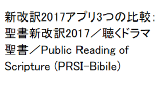 聴く聖書［新約］新改訳2017 Amazon.com: 聖書 新改訳2017 中型スタンダード版 引照・注付