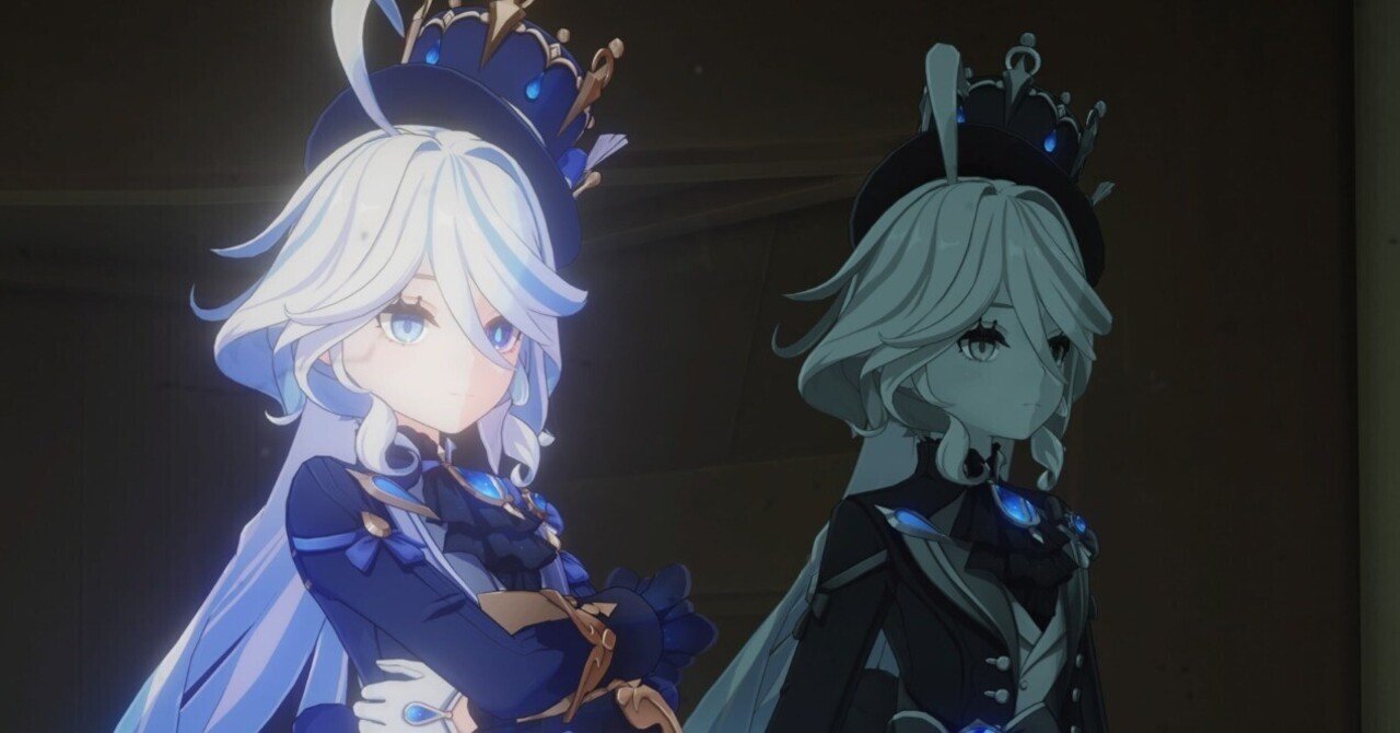 α1 原神 水を操る&オッドアイ フリーナ スリーブ&プレイマット 原神