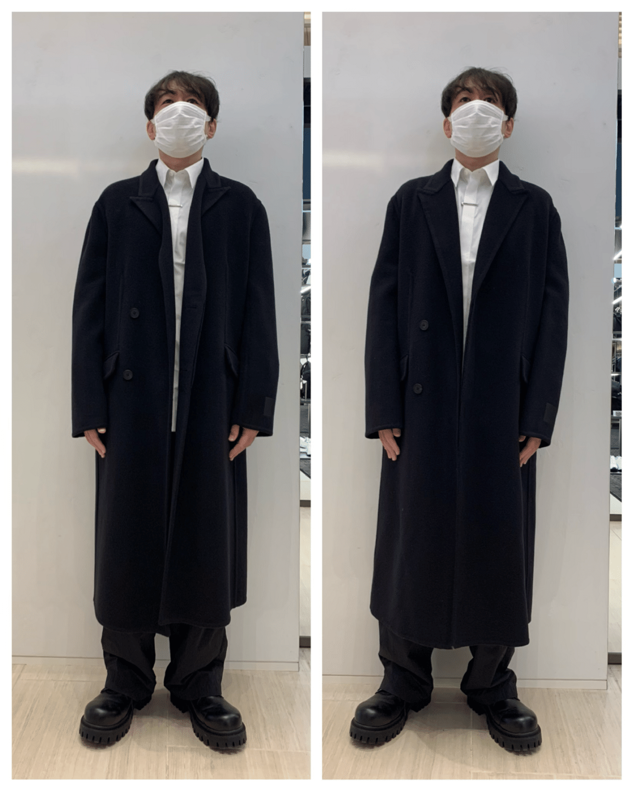 33. GIVENCHY GINZA SIXでコートのサイズを着比べてみた！｜羽生健太郎