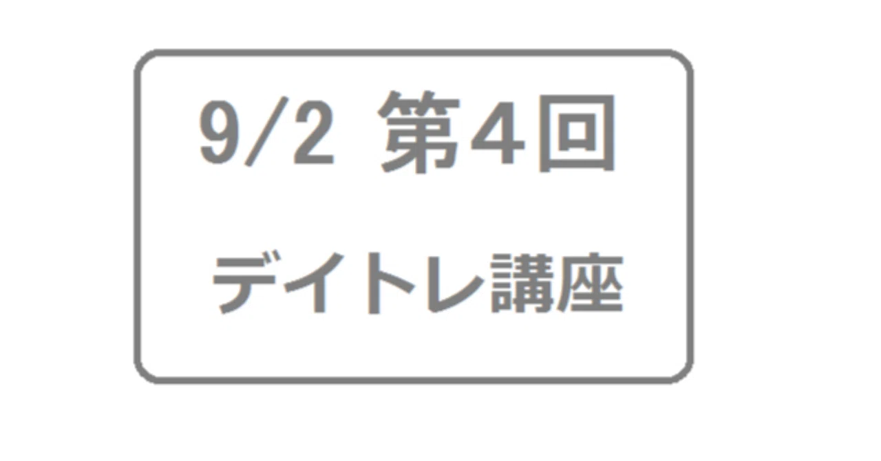 9/2 Session 4: Basic Practice for Counting Candlesticks｜実践チャート分析講座