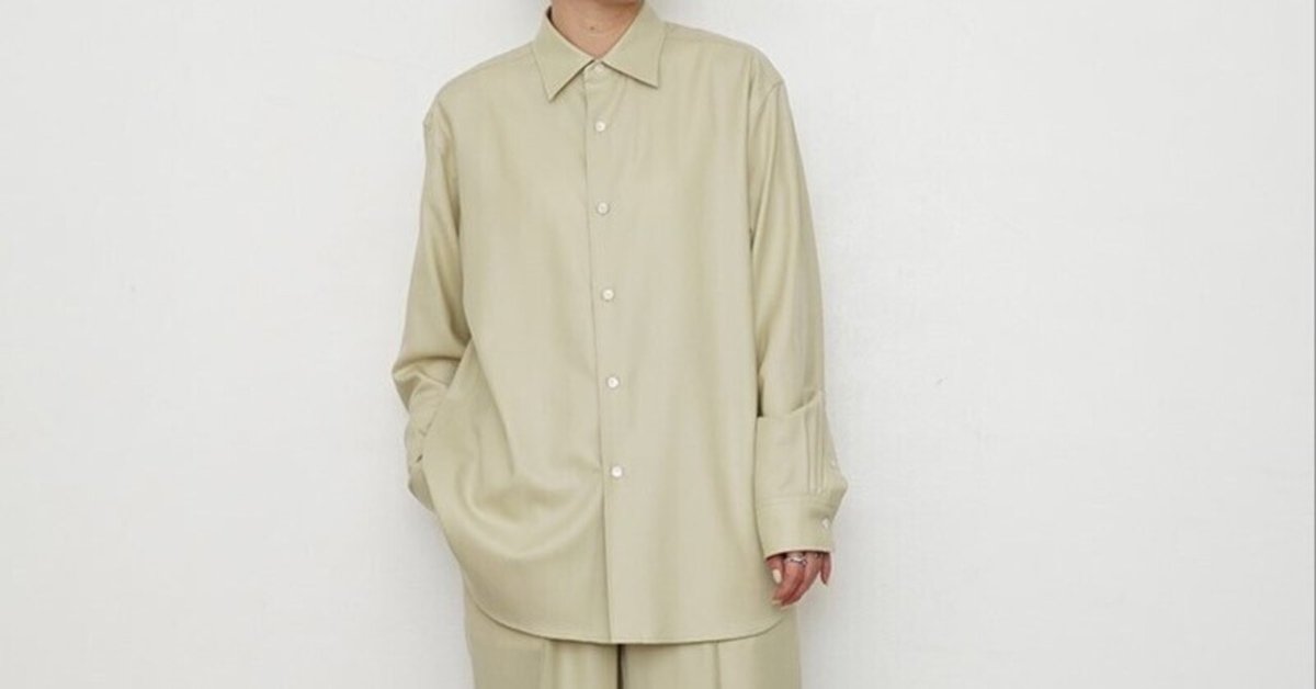 auralee 25SS LIGHT WOOL セットアップ 上質セットアップ【AURALEE】SUPER LIGHT WOOL SHIRTS & EASY