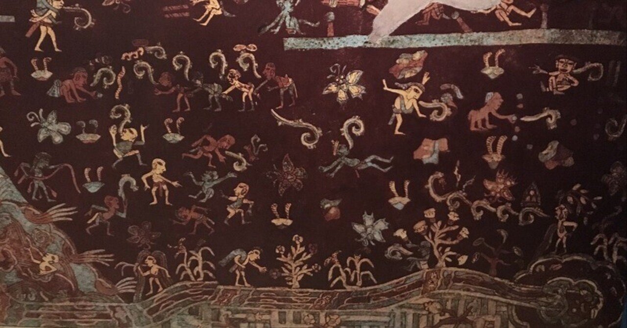 【美品】パレンケ メキシコ 布絵 チャク神 美品】パレンケ メキシコ 布絵 チャク神 - メルカリ