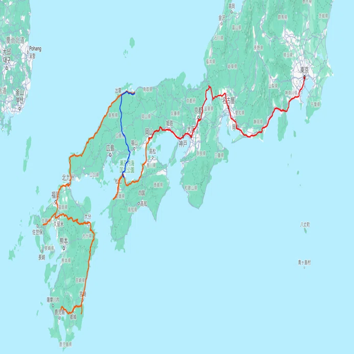 青春18切符で6日かけて鹿児島から東京まで帰った話｜旅する