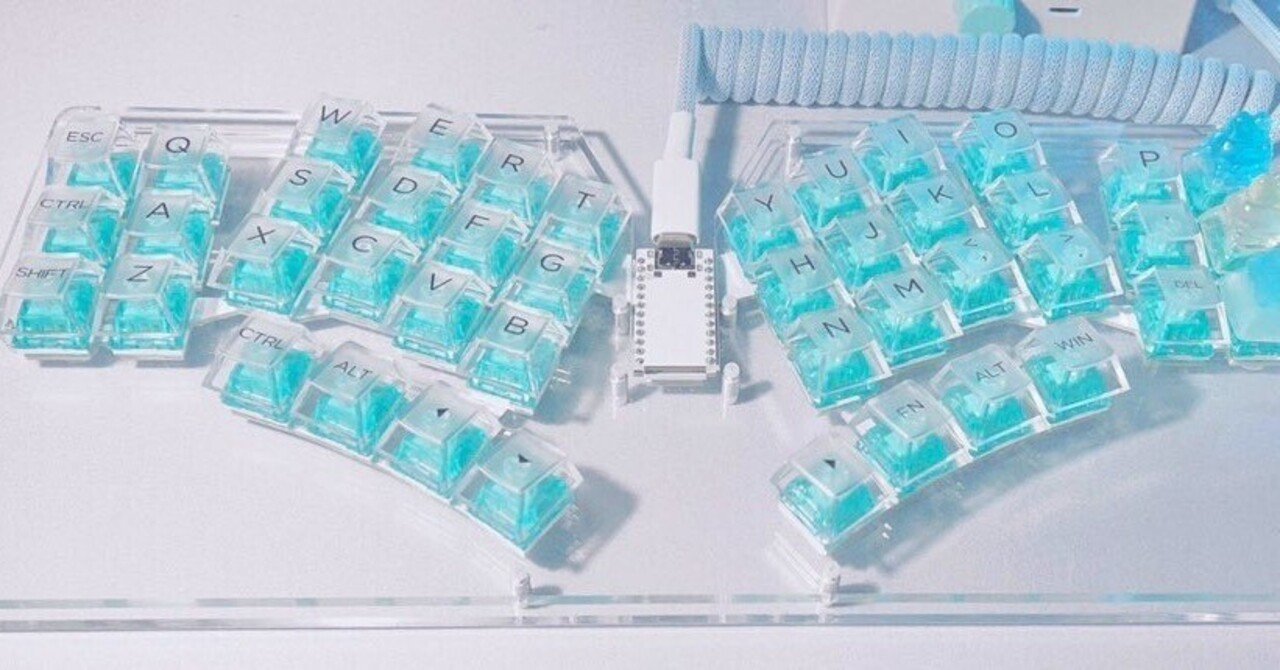 初めて自作キーボードを組み立てた備忘録｜rukiko