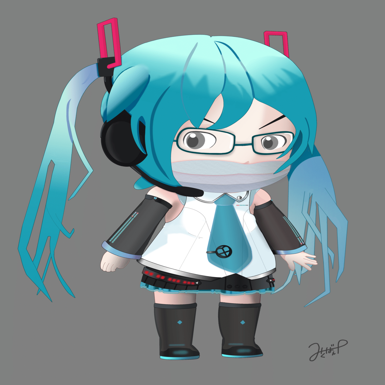 画像館】癒しに描いた8月のイラスト5点｜みくばんP