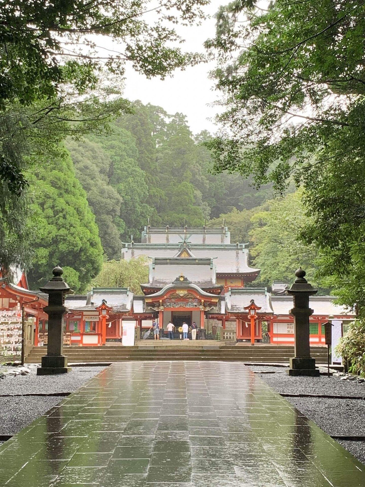 霧島神宮国宝記念、九面花台、非売品 祝 国宝指定 本殿 幣殿 拝殿 – 霧島神宮