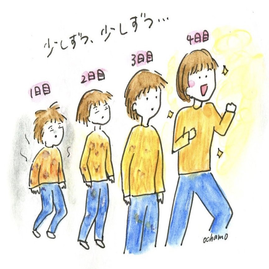 ゴールデンウィーク連休明けイラスト おちゃも Note