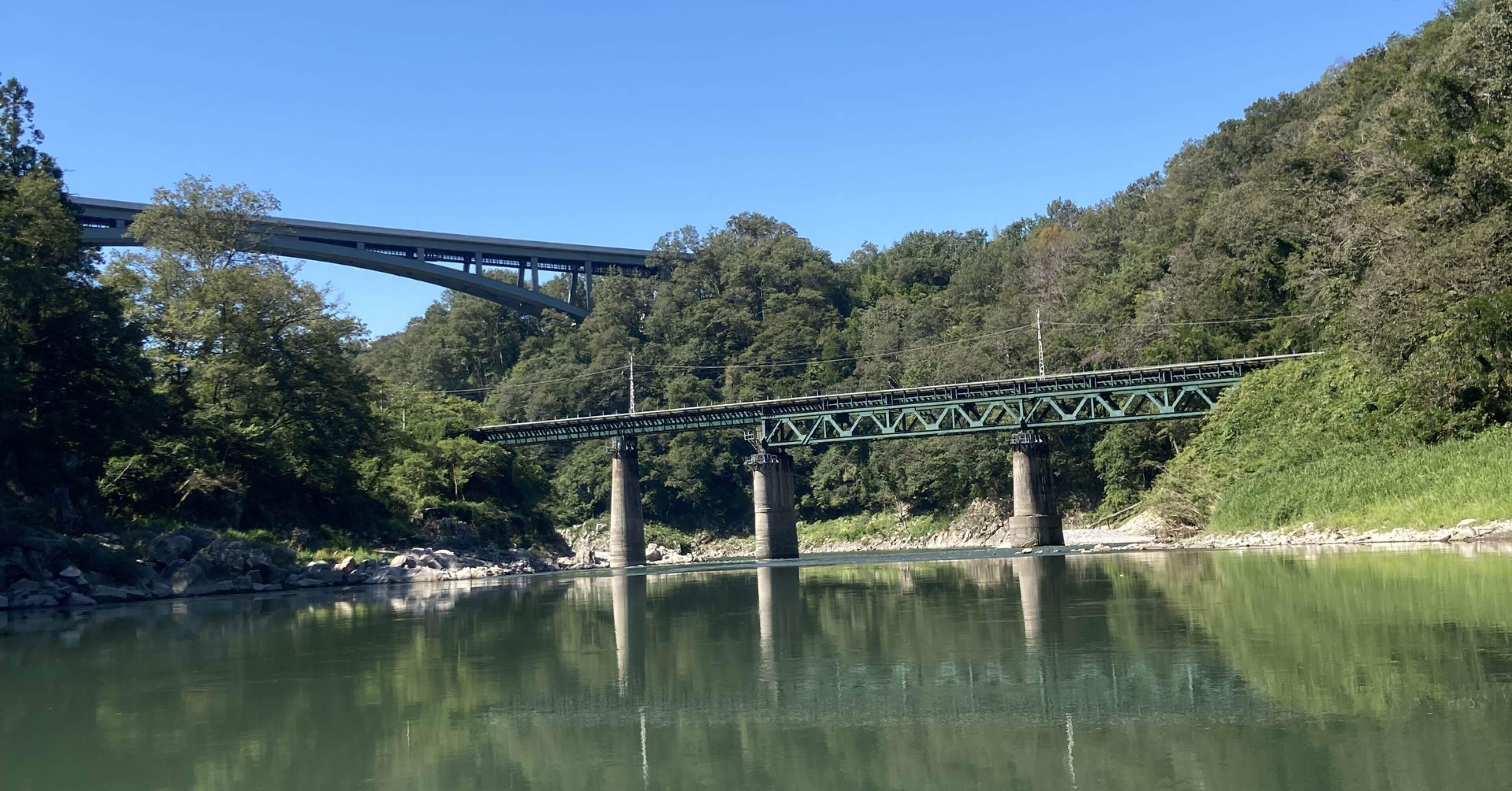 家族の旅2023 晩夏【後編】天竜川ライン下り〜天竜峡大橋〜浜松