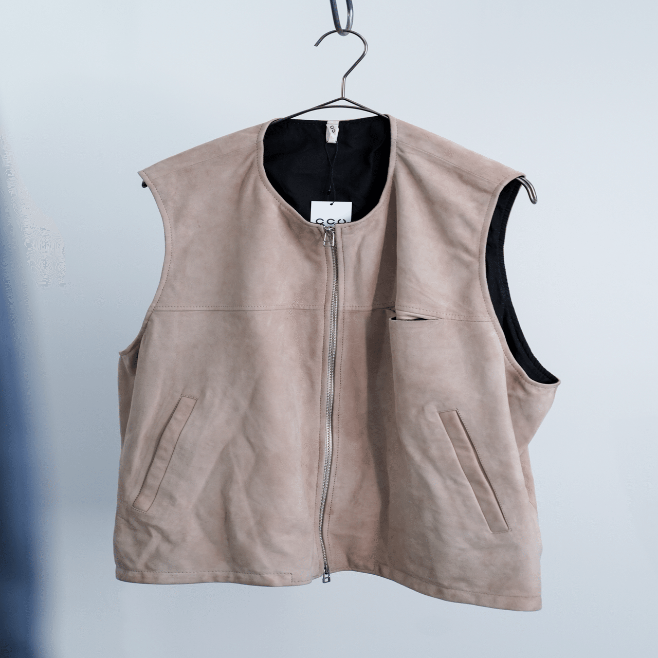 CCU スエードベスト CCU CHIMAYO VEST/SHEEP SUEDE - CHOCOLATE - PURAS