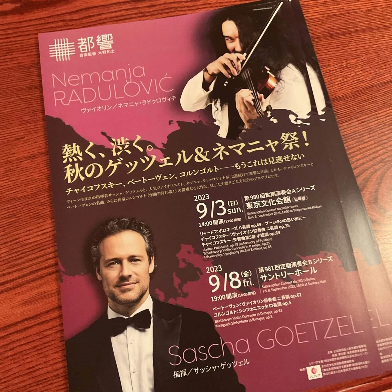 人生には拍手する時間が必要だ ネマニャ・ラドゥロヴィチ✖️東京都 