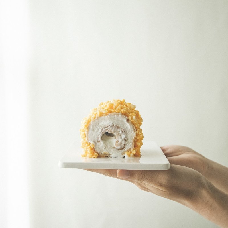 スポンジ不要で簡単 ミモザロールケーキ 手作り犬おやつレシピ 単品購入 いちかわあやこ 犬ごはん先生 Note