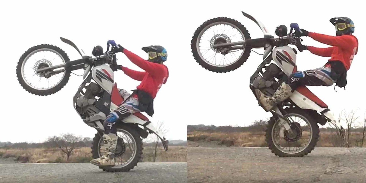 TW200 ウィリー練習等に!!