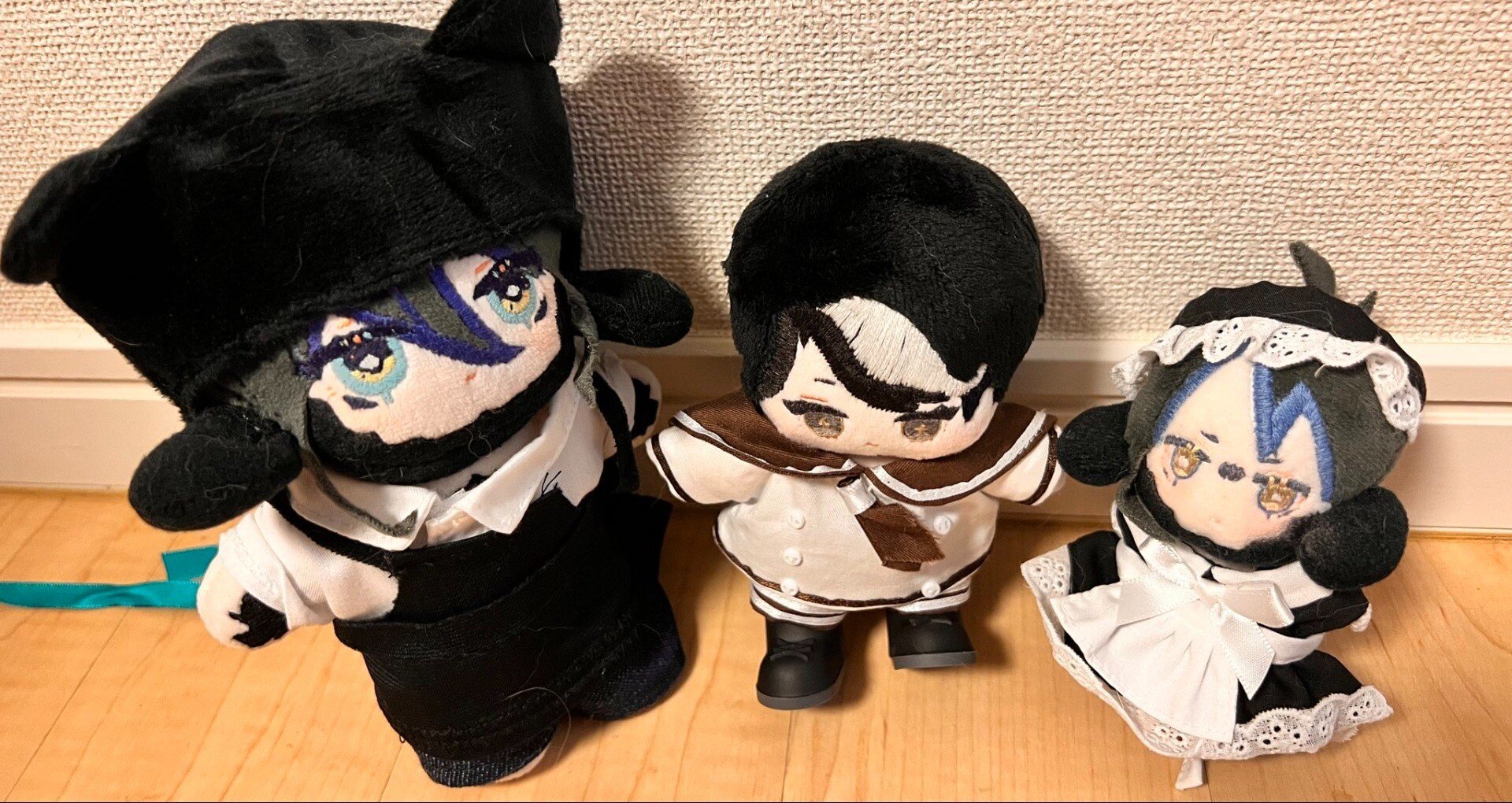 ねむけもくん【あおかったころのゆめ】ハンドメイドぬいぐるみ