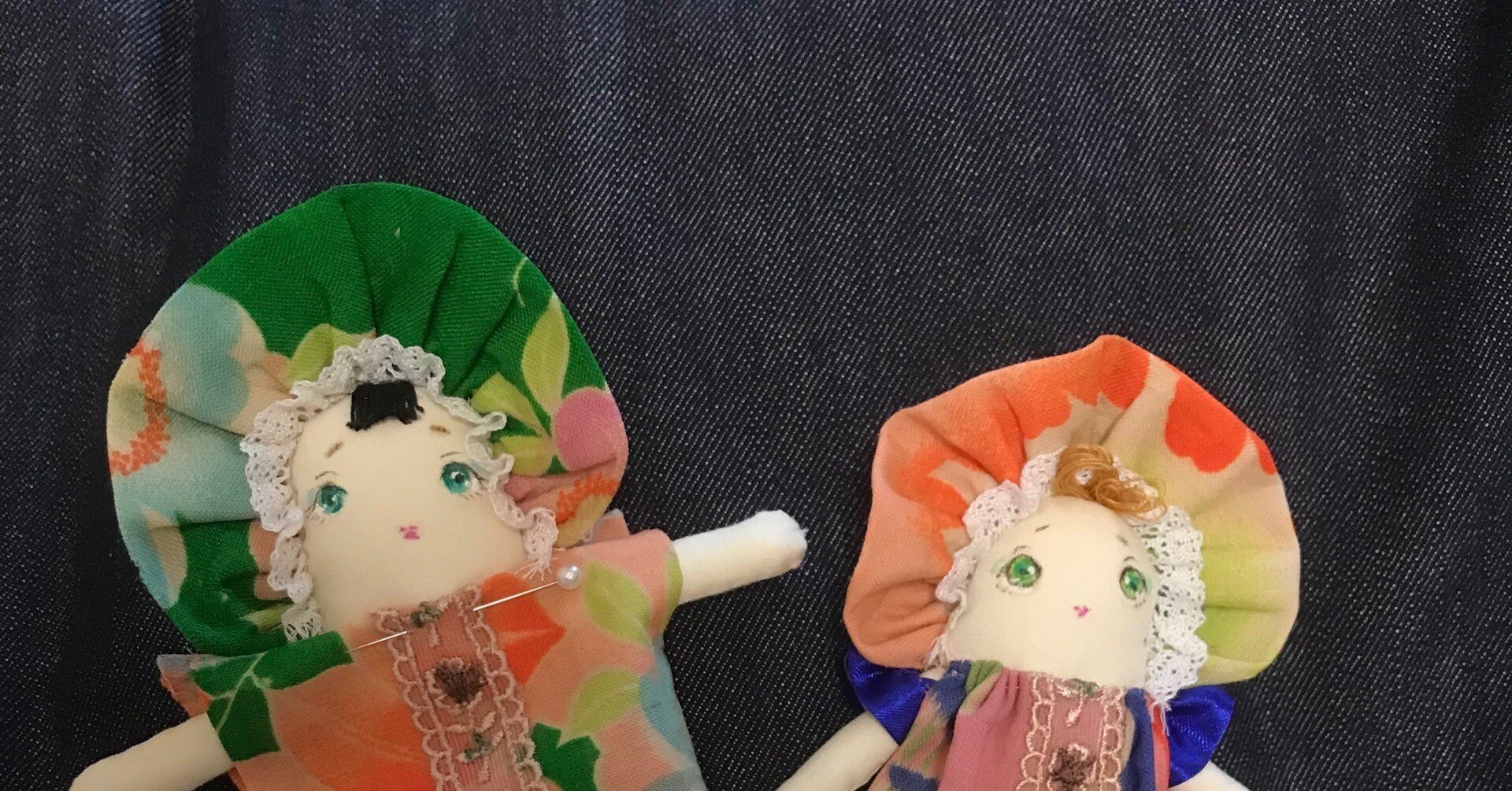 文化人形試作途中【ちくちく日記】｜fig（花福）