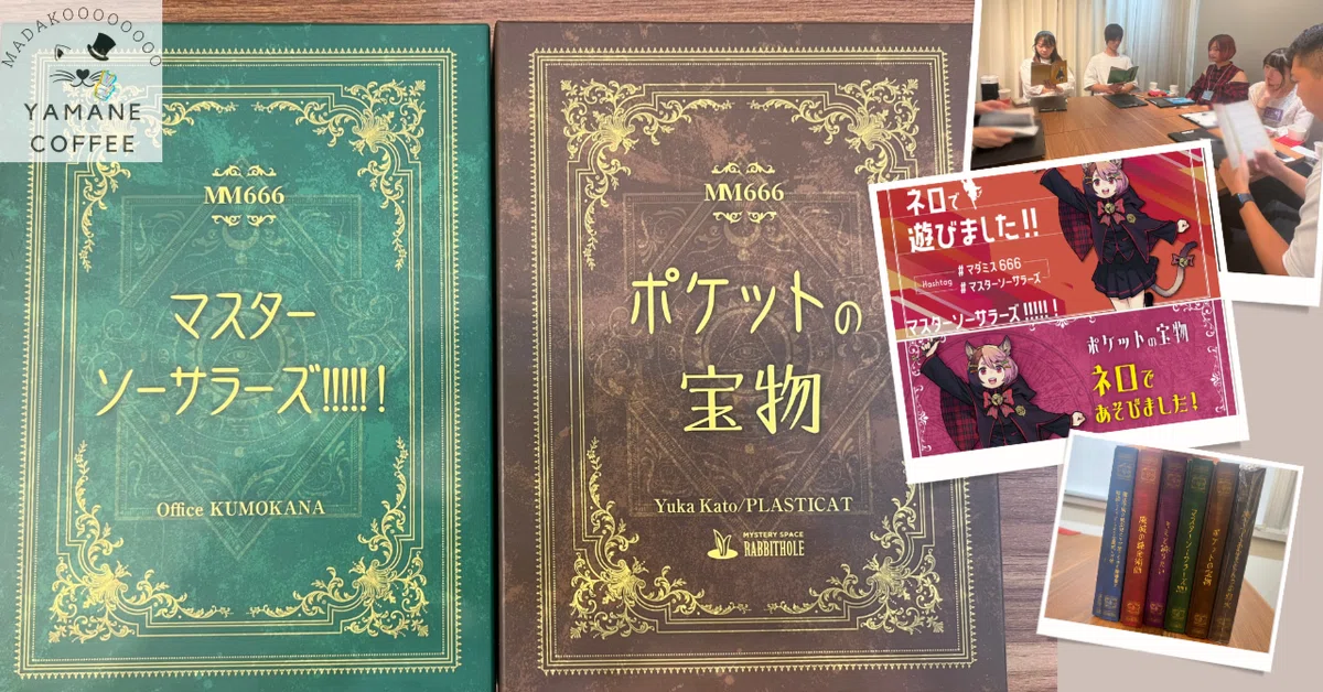 6人用】大人気”マダミス666”シリーズ「ポケットの宝物」「マスター 