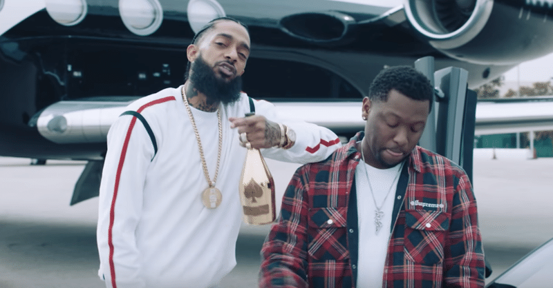ニプシー・ハッスル、過酷な現実や友人の死を歌う。(Nipsey Hussle - "Racks in the Middle" feat. Hit-Boy & Roddy Ricch)