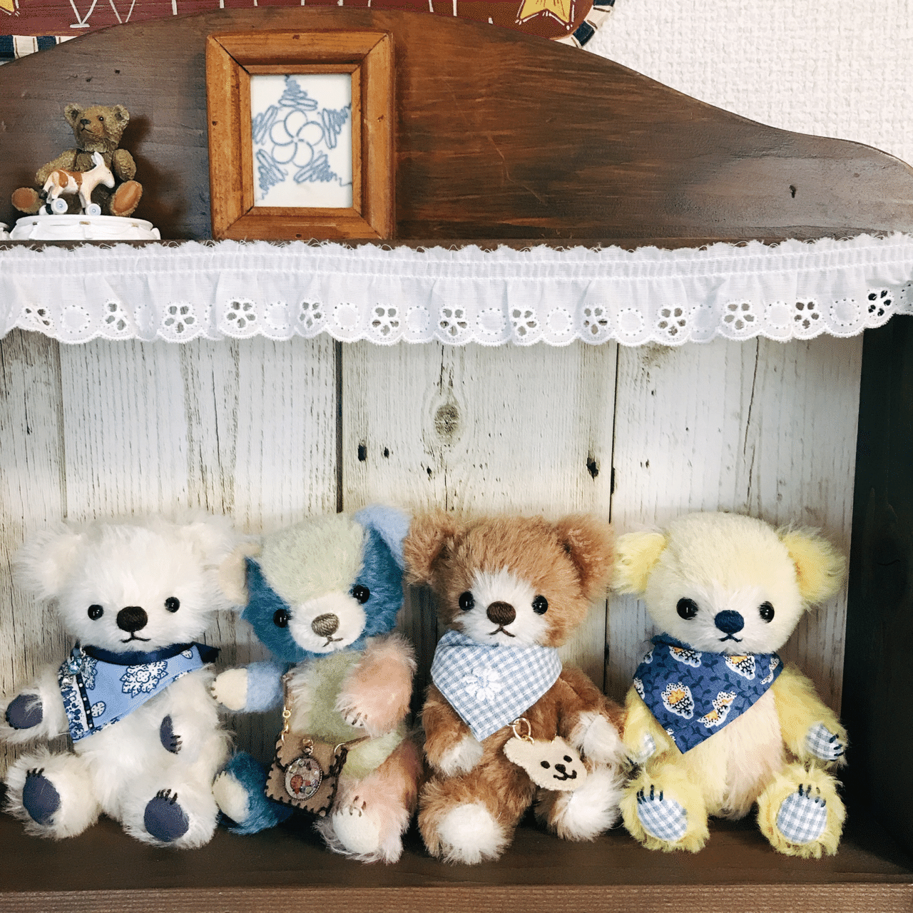 作家様 テディベア 三体セット テディベア 作家様 3体セット